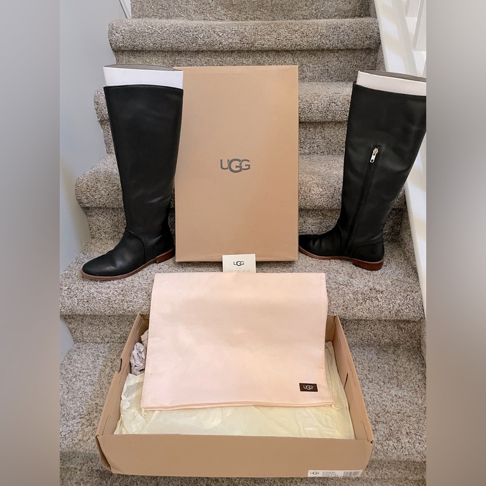 UGG leather riding boots
